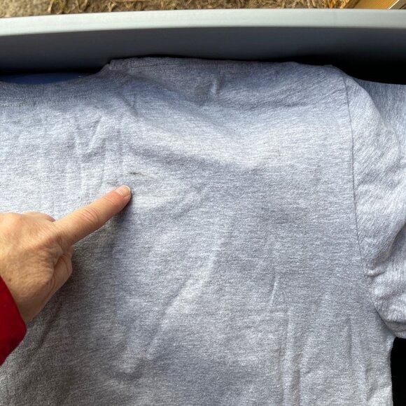 Imaginary Bear Graphic T-shirt Men's size XXL Short Sleeve Gray Logo on Front - Picture 7 of 10